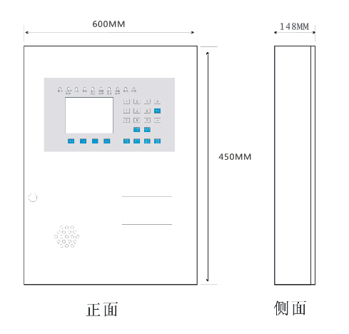 消防設備電源監控主機尺寸圖